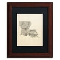 thumbnail image 1 of Trademark Fine Art "Old Sheet Music Map of Louisiana" Canvas Art by Michael Tompsett Black Matte, Wood Frame, 1 of 1
