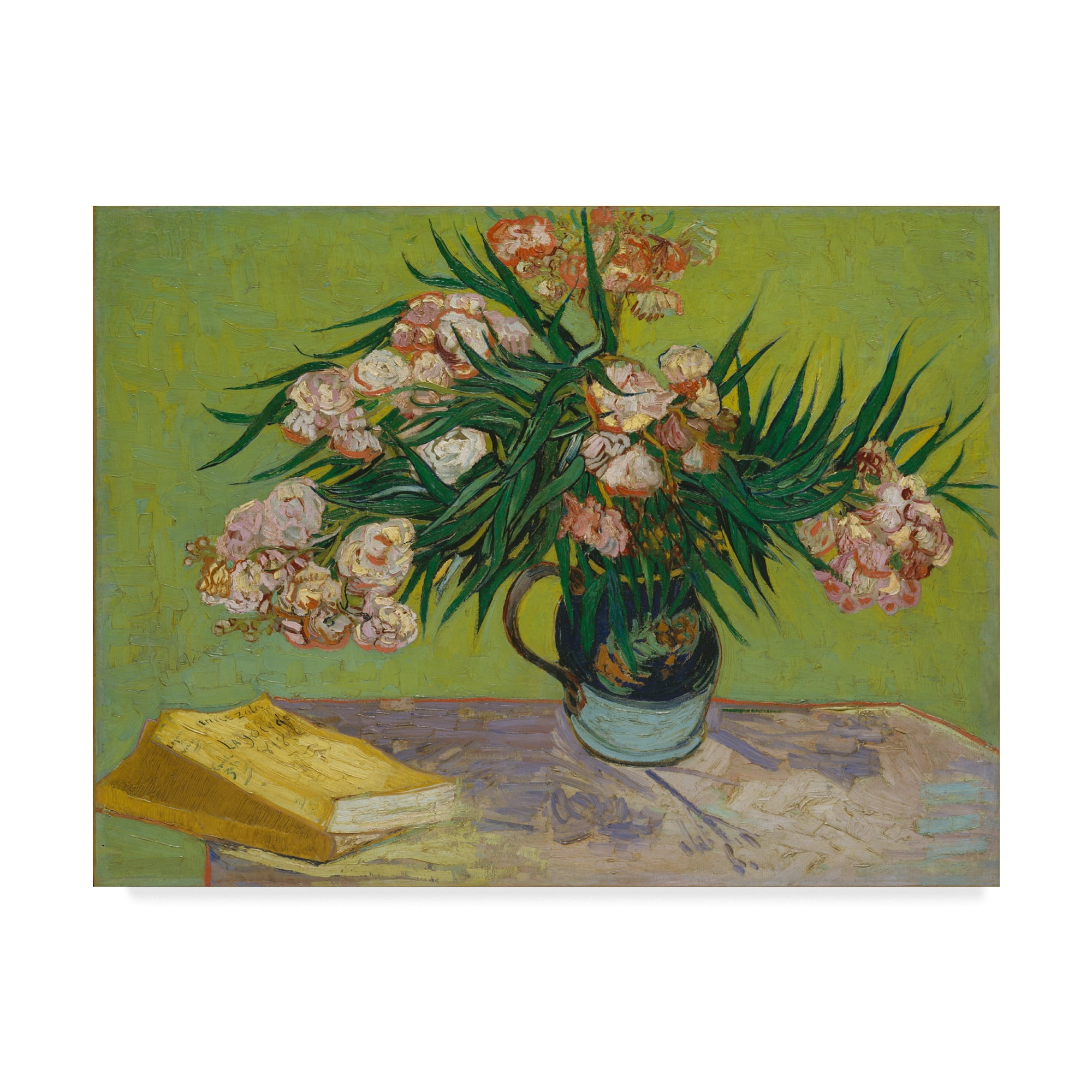 Vincent Van Gogh Oleanders Floral Canvas Art 18" x 24"