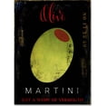 thumbnail image 1 of Trademark Fine Art "Olive Martini I" Canvas Art by Color Bakery, 1 of 3