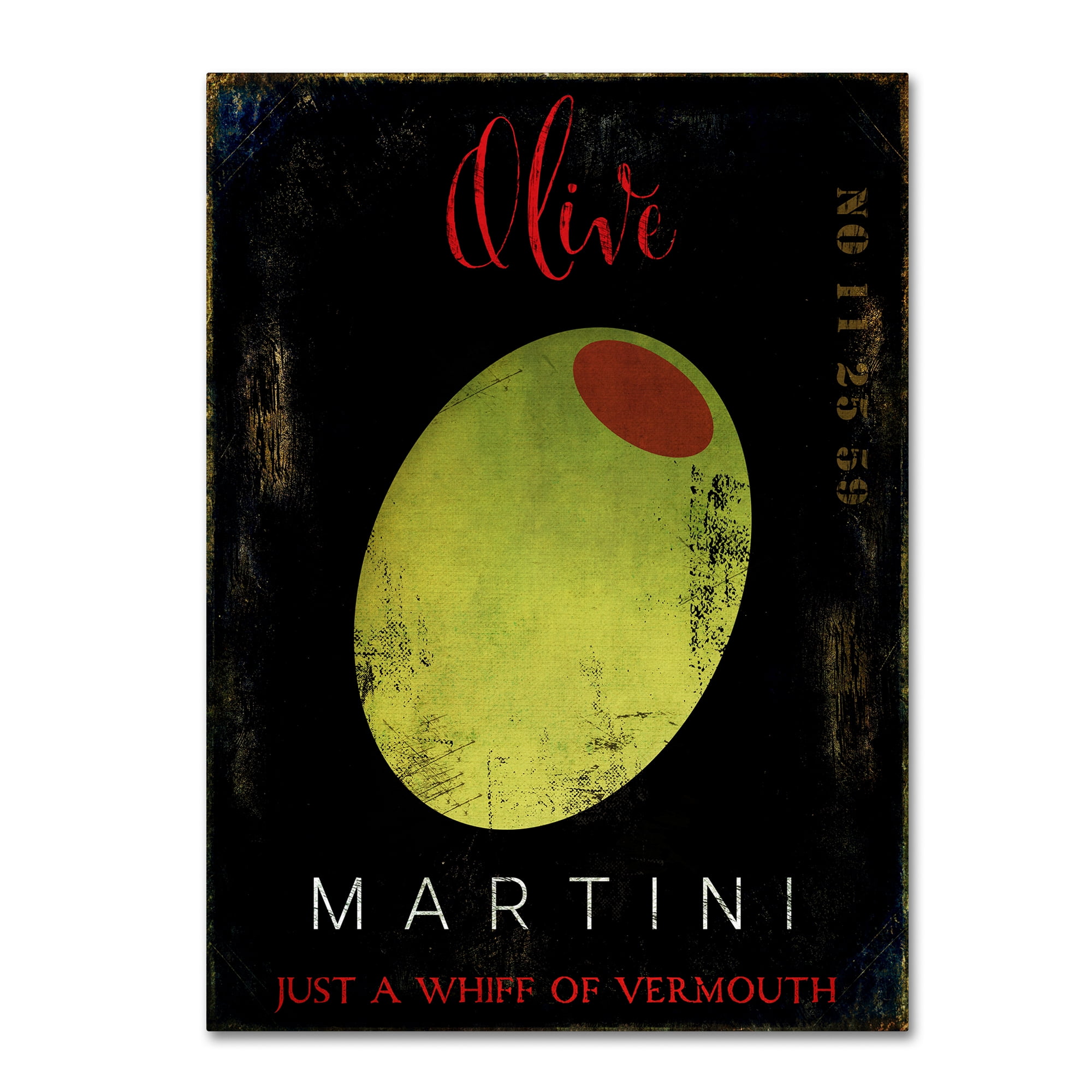 Trademark Fine Art "Olive Martini I" Canvas Art by Color Bakery