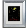 thumbnail image 1 of Trademark Fine Art "Olive Martini II" Canvas Art by Color Bakery, White Matte, Silver Frame, 1 of 1