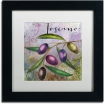 Trademark Fine Art "Olivia II" Canvas Art by Color Bakery White Matte, Black Frame