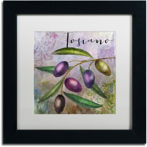 Trademark Fine Art "Olivia II" Canvas Art by Color Bakery White Matte, Black Frame