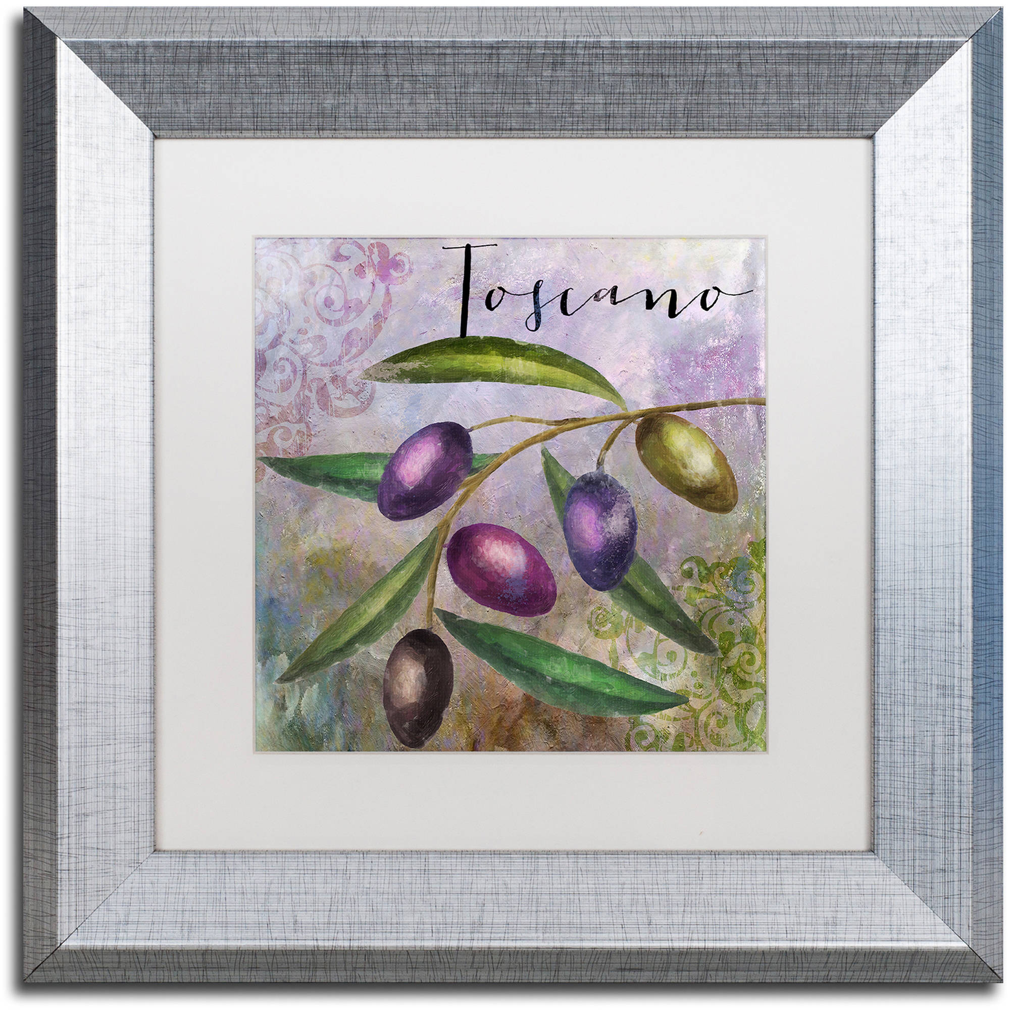 Trademark Fine Art "Olivia II" Canvas Art by Color Bakery White Matte, Silver Frame