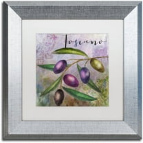 Trademark Fine Art "Olivia II" Canvas Art by Color Bakery White Matte, Silver Frame