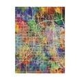 thumbnail image 1 of Trademark Fine Art 'Omaha Nebraska City Map' Canvas Art by Michael Tompsett, 1 of 4