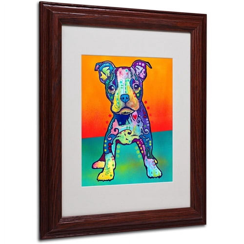 Trademark Fine Art "On My Own" Canvas Art by Dean Russo, Wood Frame