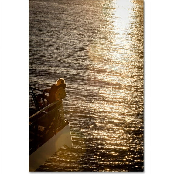 Trademark Fine Art "On The Edge" Canvas Art by Yale Gurney