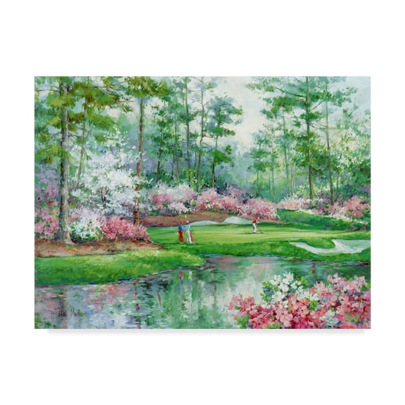 Trademark Fine Art 'On The Green' Canvas Art by Barbara Mock