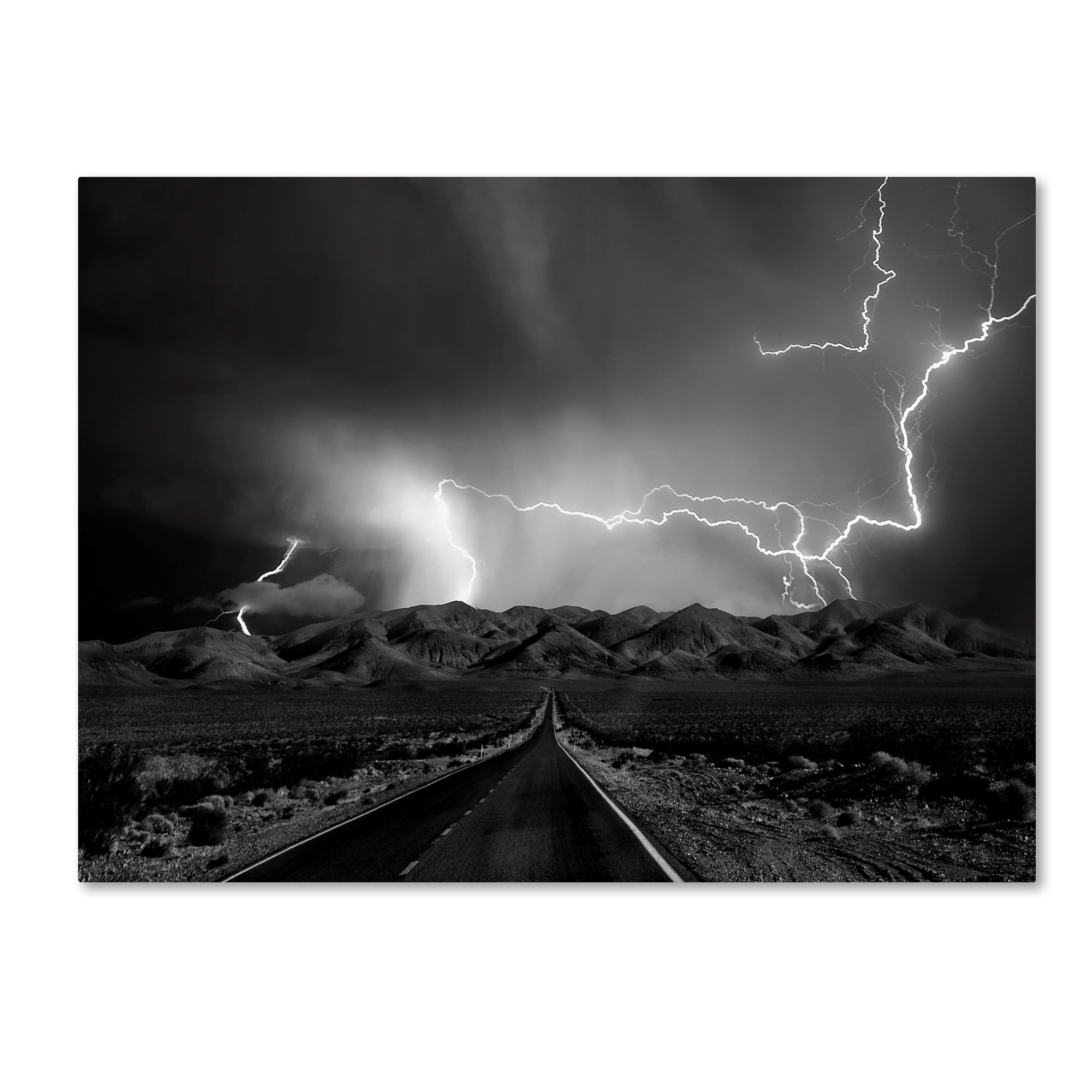 Trademark Fine Art 'On The Road With The Thunder Gods' Canvas Art by Yvette Depaepe