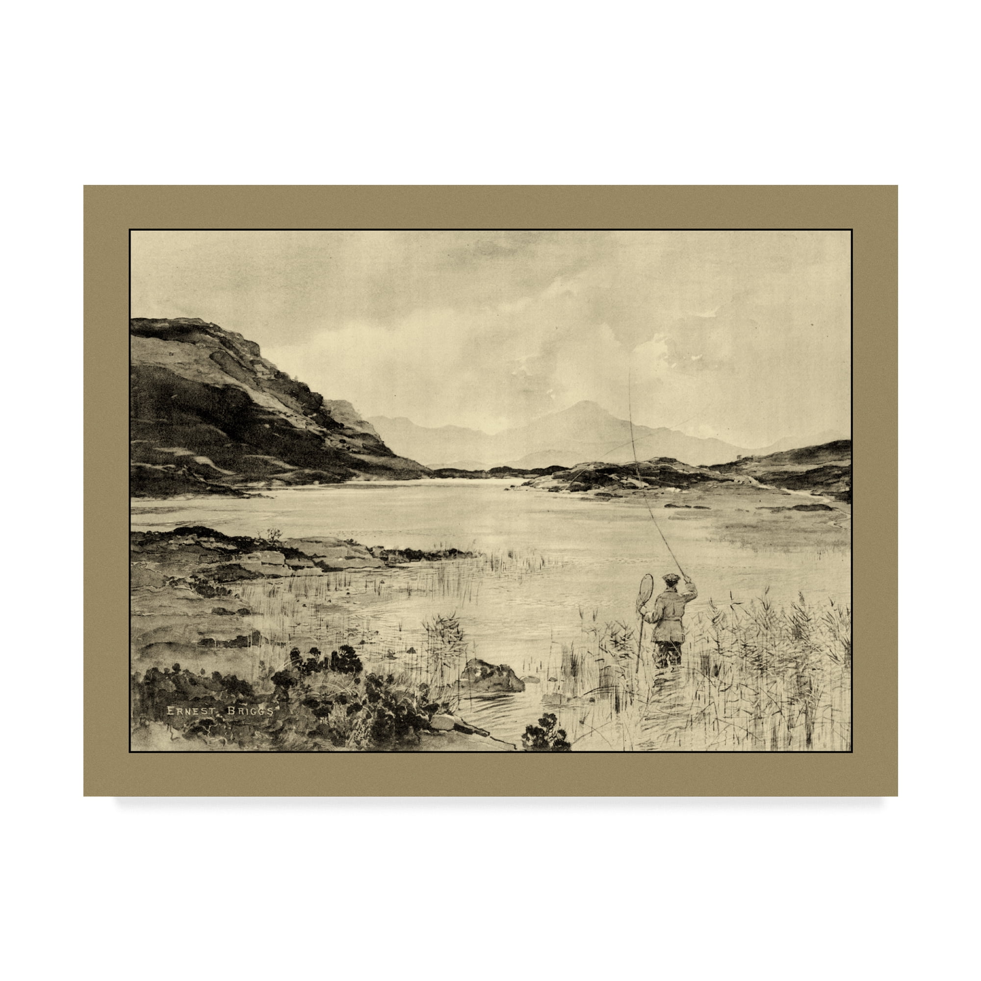 Trademark Fine Art 'On the River II' Canvas Art by Ernest Briggs