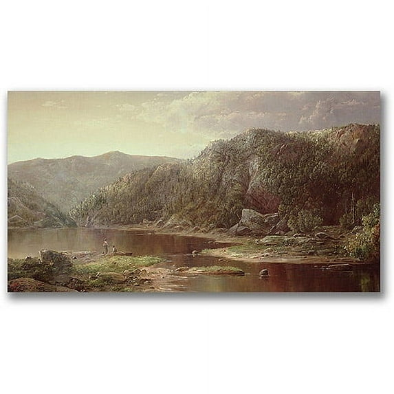 Trademark Fine Art "On the Shenandoah" Canvas Art by William Sonntag