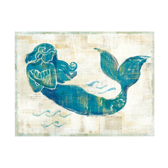 Trademark Fine Art 'On the Waves II' Canvas Art by Sue Schlabach