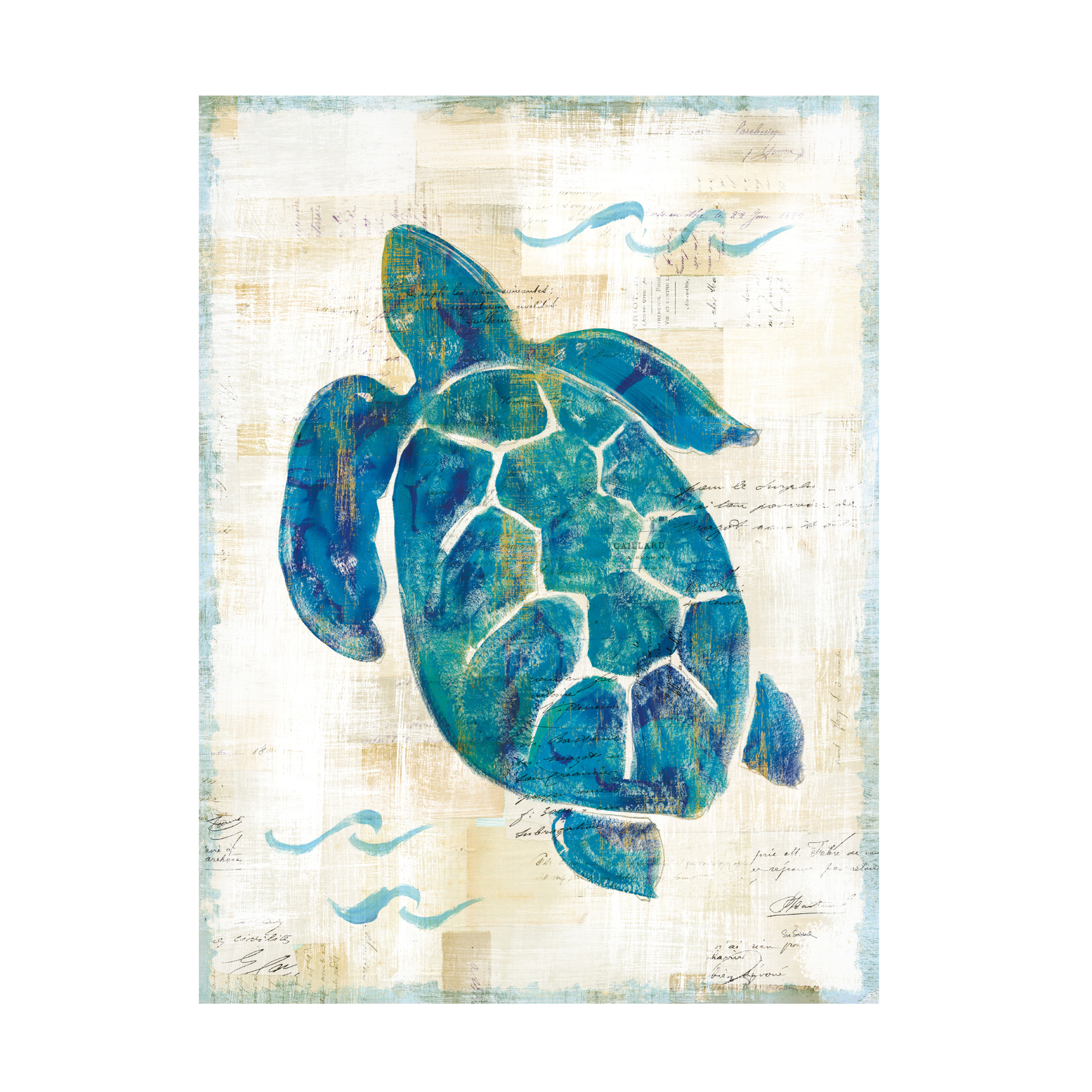 Trademark Fine Art Sue Schlabach On The Waves Vi Canvas Wall Art - 24x32