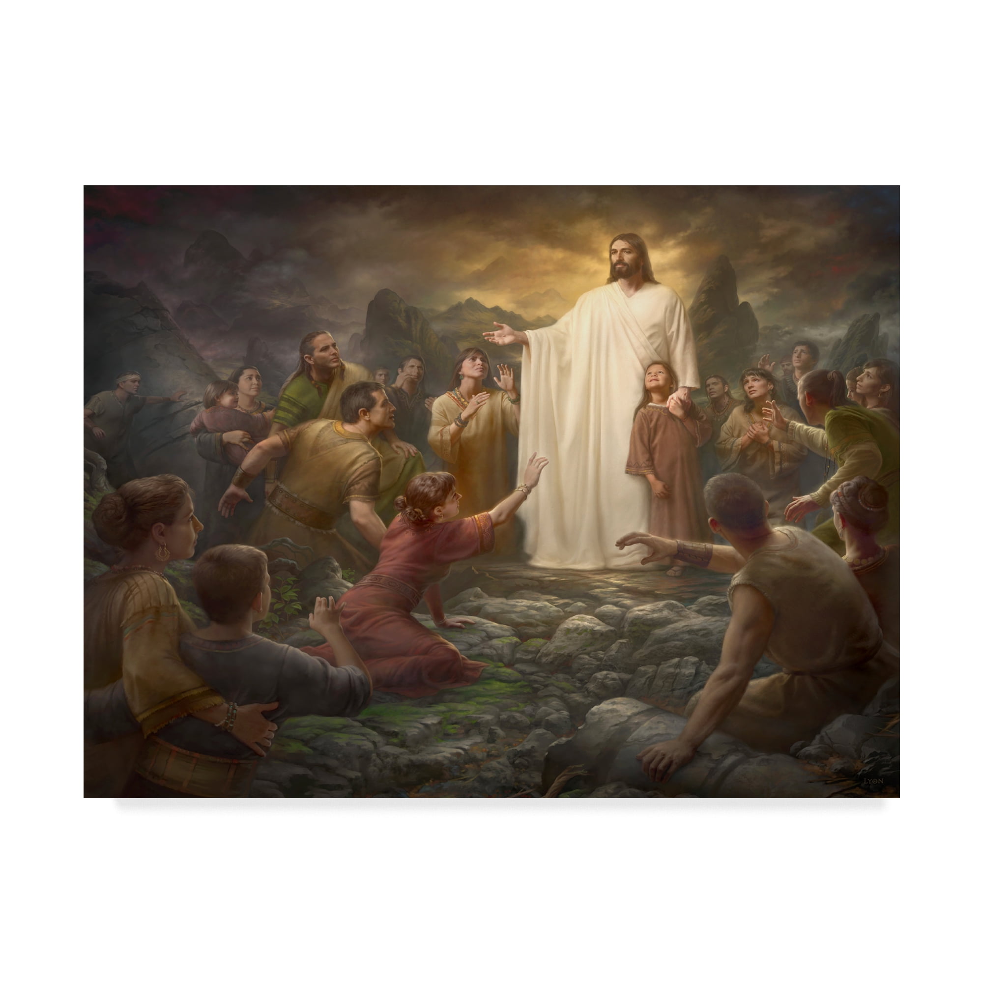 Trademark Fine Art 'One Shepherd' Canvas Art by Howard Lyon