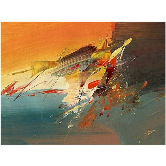 Trademark Fine Art "Onward II" Canvas Wall Art by Tapia