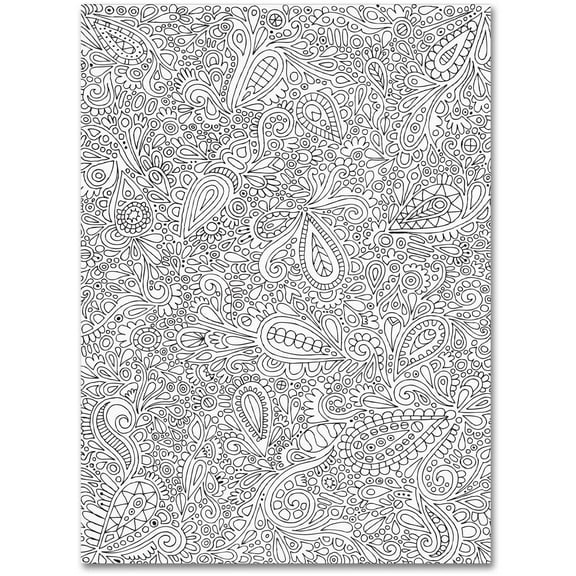 Trademark Fine Art "Oodles of Doodles" Canvas Art by Hello Angel
