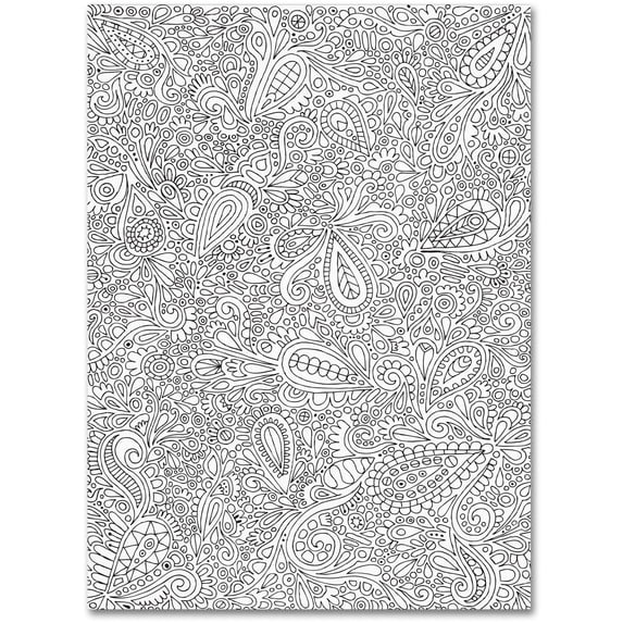 Trademark Fine Art "Oodles of Doodles" Canvas Art by Hello Angel