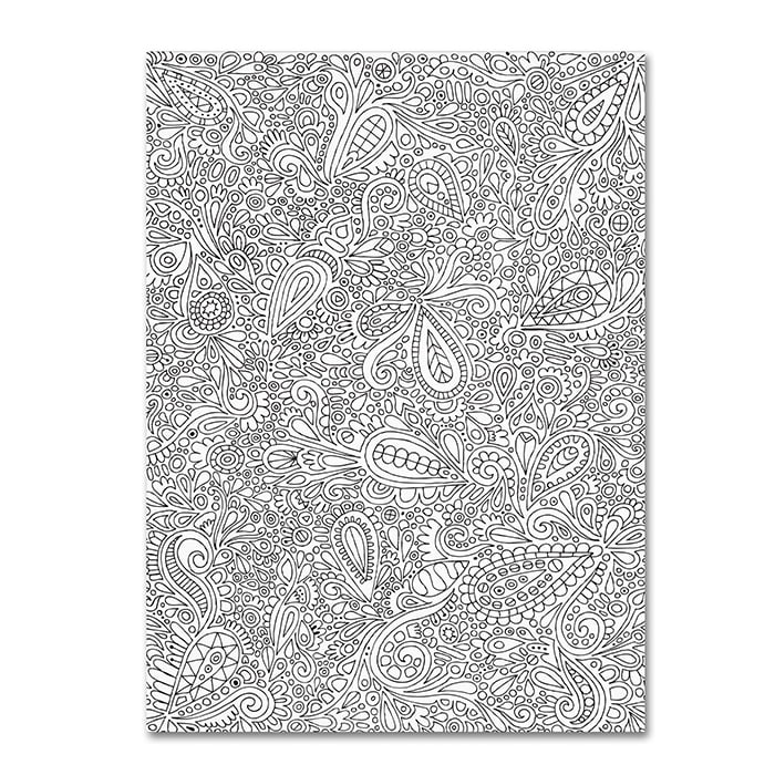 Trademark Fine Art "Oodles of Doodles" Canvas Art by Hello Angel