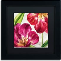 Trademark Fine Art "Open Arms I" Canvas Art by Color Bakery Black Matte, Black Frame