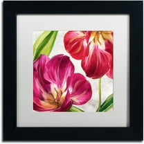 Trademark Fine Art "Open Arms I" Canvas Art by Color Bakery White Matte, Black Frame