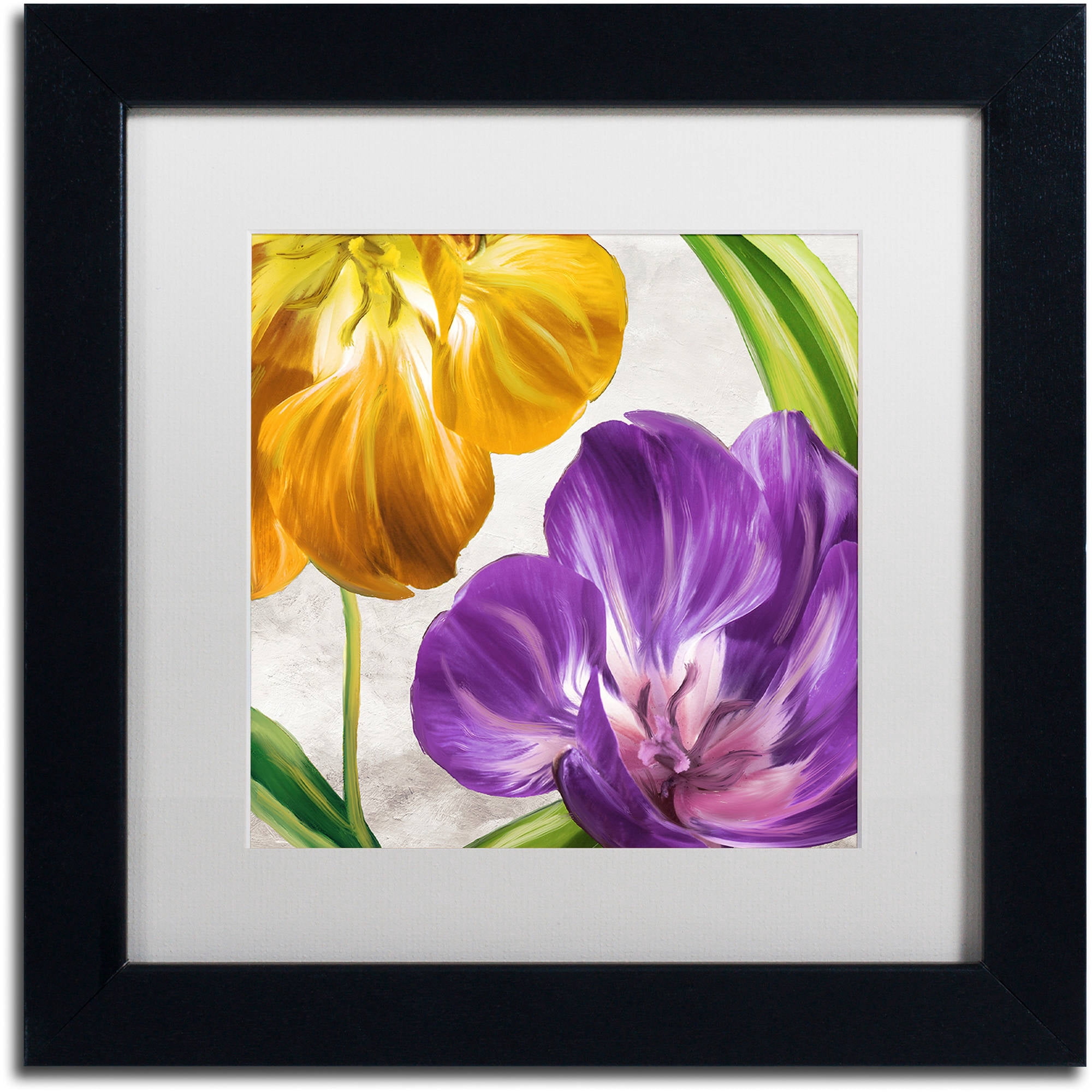 Trademark Fine Art "Open Arms II" Canvas Art by Color Bakery White Matte, Black Frame