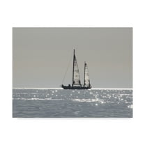 Trademark Fine Art 'Open Boat' Canvas Art by Liz Zernich