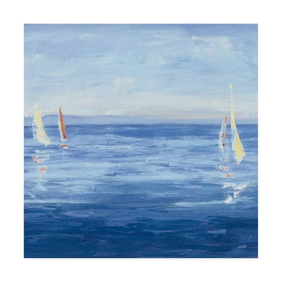 Trademark Fine Art 'Open Sail with Red Crop' Canvas Art by Julia Purinton