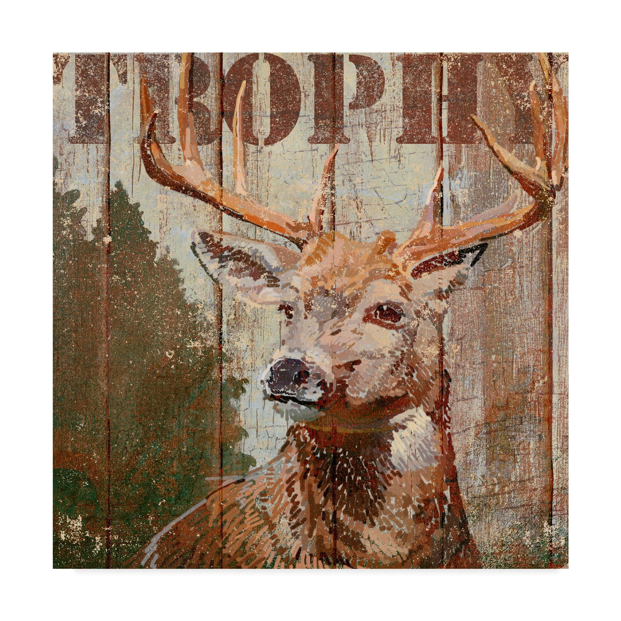 Trademark Fine Art 'Open Season Trophy' Canvas Art by Art Licensing Studio