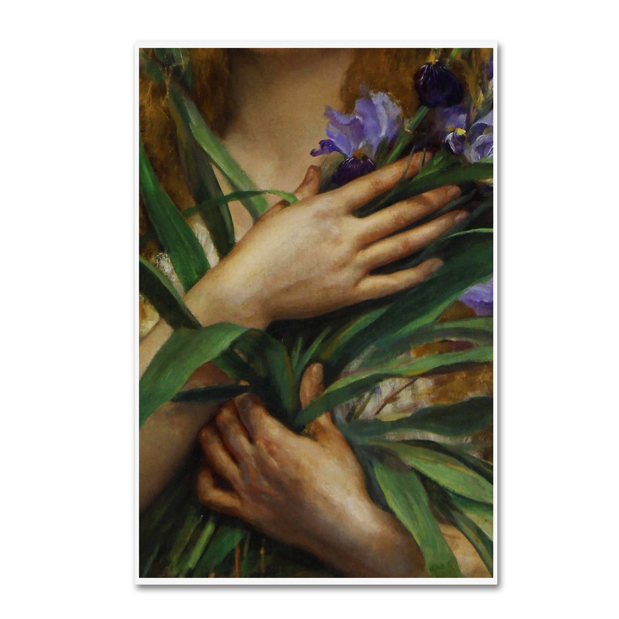 Trademark Fine Art 'Ophelia Detail' Canvas Art by Vintage Lavoie