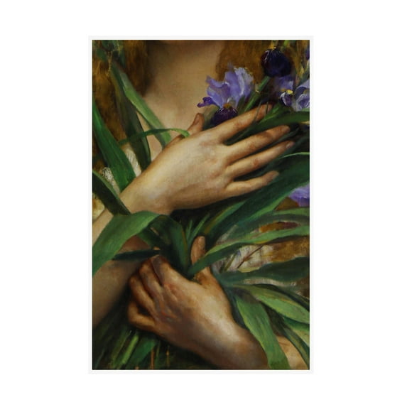 Trademark Fine Art Vintage Lavoie Ophelia Detail Canvas Wall Art - 12x19