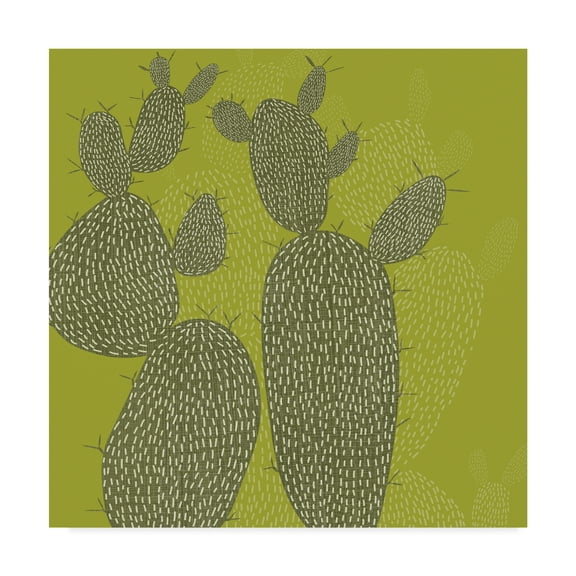 Trademark Fine Art 'Opuntia I' Canvas Art by Chariklia Zarris