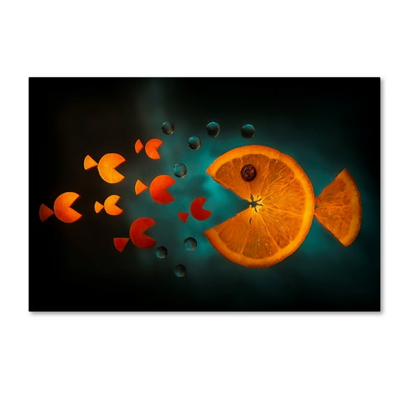 Trademark Fine Art 'Orange Fish' Canvas Art by Aida Ianeva