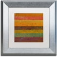 thumbnail image 1 of Trademark Fine Art "Orange Line" Canvas Art by Michelle Calkins, White Matte, Silver Frame, 1 of 4