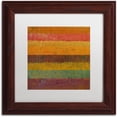thumbnail image 1 of Trademark Fine Art "Orange Line" Canvas Art by Michelle Calkins, White Matte, Wood Frame, 1 of 1
