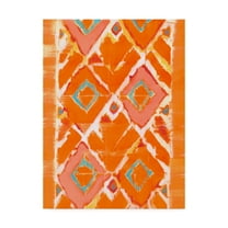 Trademark Fine Art 'Orange Tribal II' Canvas Art by Jodi Fuchs