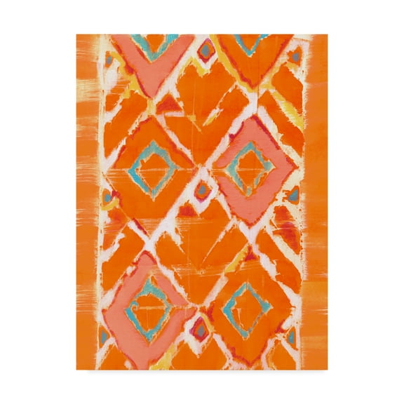 Trademark Fine Art 'Orange Tribal II' Canvas Art by Jodi Fuchs