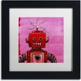 thumbnail image 1 of Trademark Fine Art 'Orangebot' Canvas Art by Craig Snodgrass, White Matte, Black Frame, 1 of 3