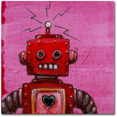 Trademark Fine Art 'Orangebot' Canvas Art by Craig Snodgrass