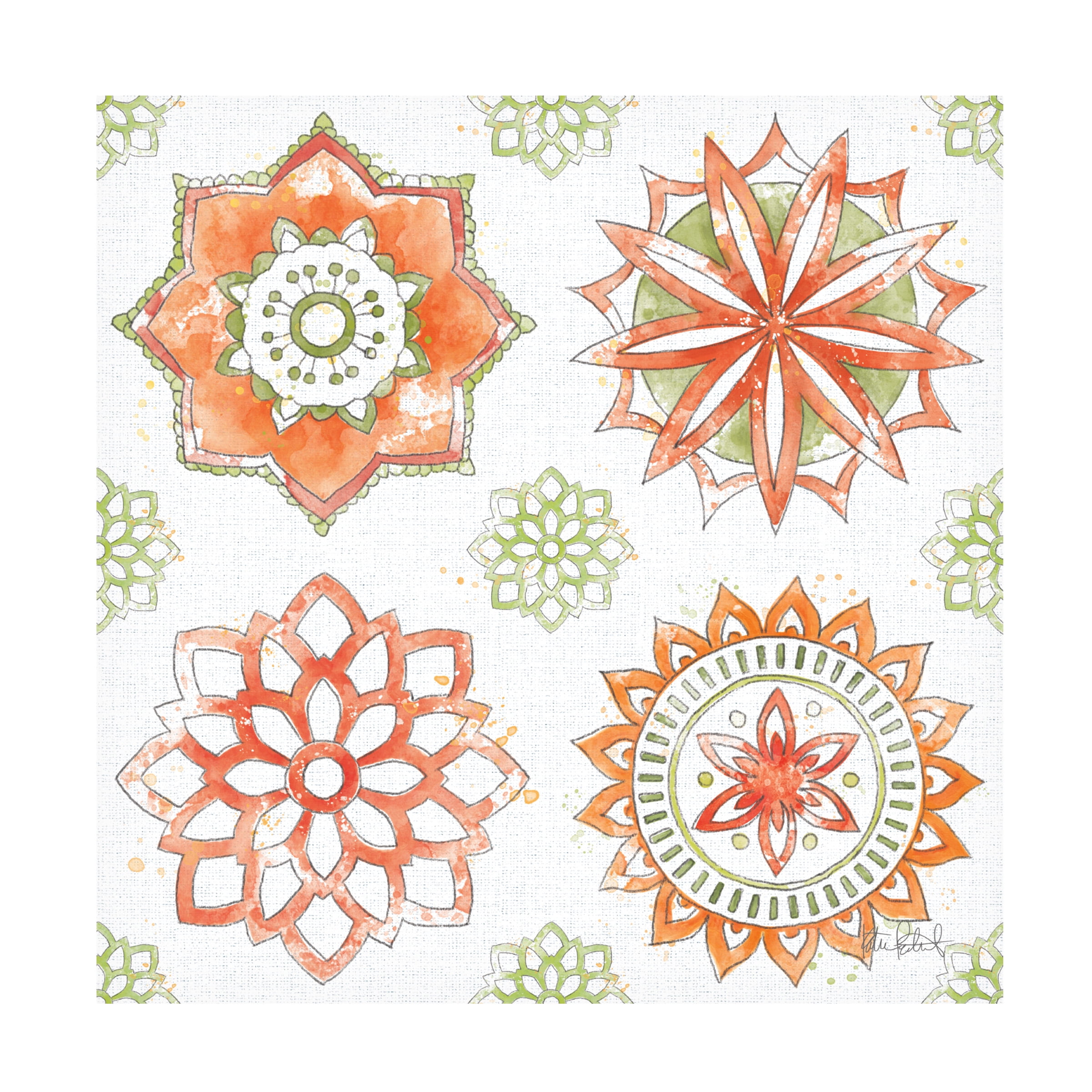 Trademark Fine Art 'Orchard Harvest Pattern II' Canvas Art by Katie Pertiet
