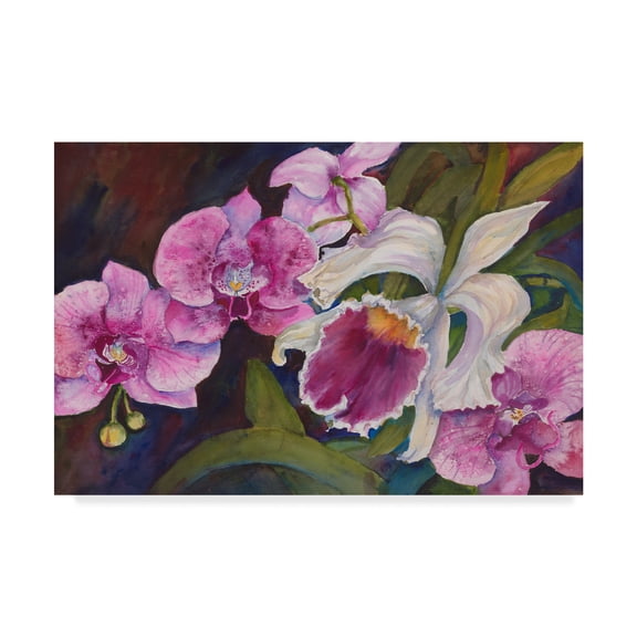 Trademark Fine Art 'Orchid' Canvas Art by Joanne Porter