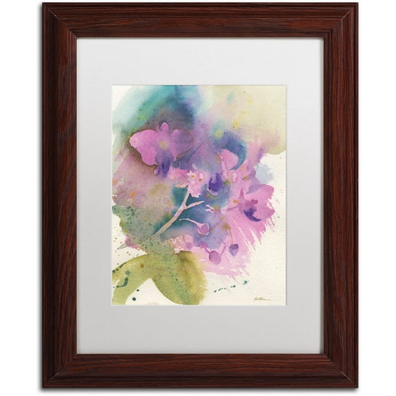 Trademark Fine Art "Orchid Dream" Canvas Art by Sheila Golden White Matte, Wood Frame