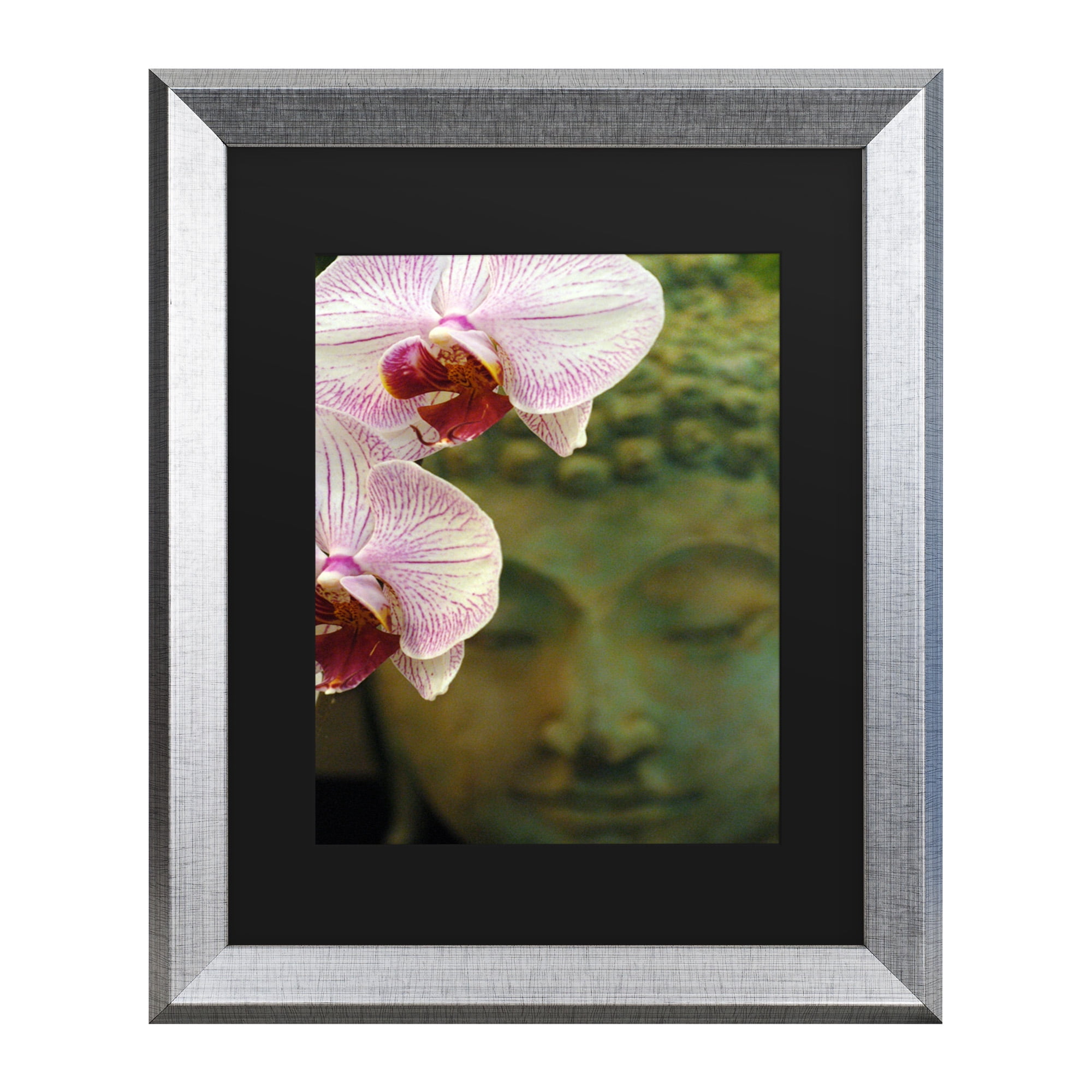 Trademark Fine Art 'Orchids and Buddha' Canvas Art by Kurt Shaffer