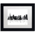 thumbnail image 1 of Trademark Fine Art "Orlando Florida Skyline BG-1" Canvas Art by Marlene Watson, White Matte, Black Frame, 1 of 4