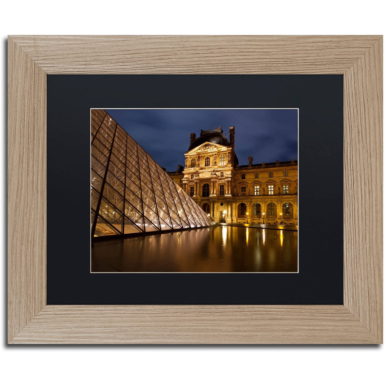 Trademark Fine Art "Ornate Glass" Canvas Art by Michael Blanchette Photography Black Matte, Birch Frame
