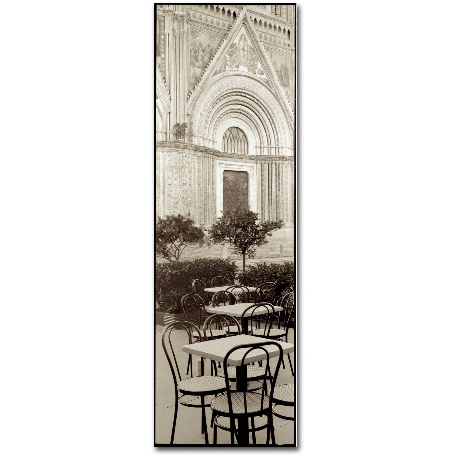 Trademark Fine Art "Orvieto Caffe I" Canvas Art by Alan Blaustein