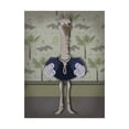 thumbnail image 1 of Trademark Fine Art 'Ostrich and Pearls, Full' Canvas Art by Fab Funky, 1 of 3