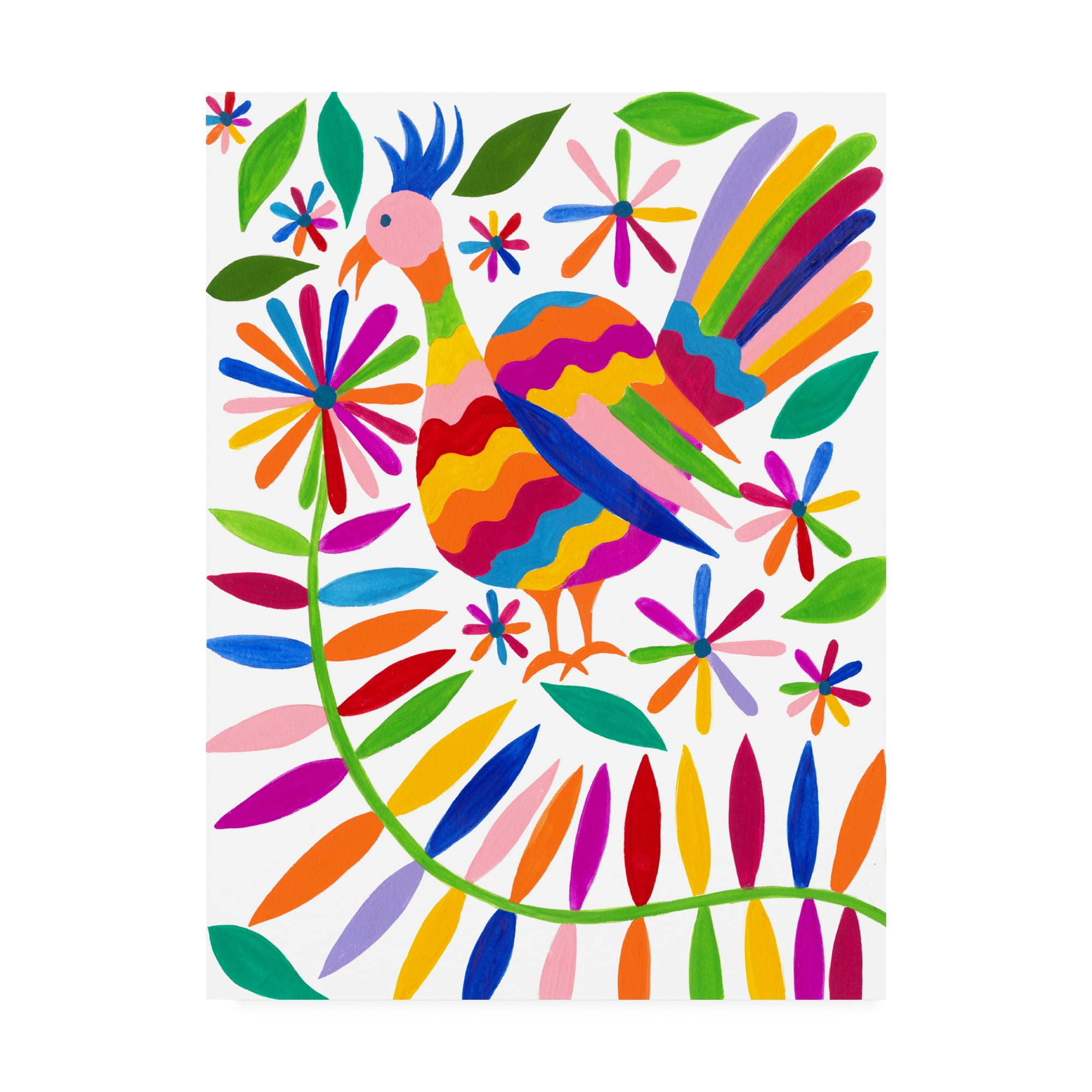 Trademark Fine Art 'Otomi Bird III' Canvas Art by Regina Moore
