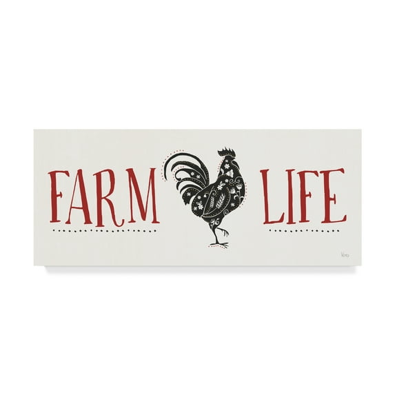 Trademark Fine Art 'Otomi Farm X' Canvas Art by Veronique Charron