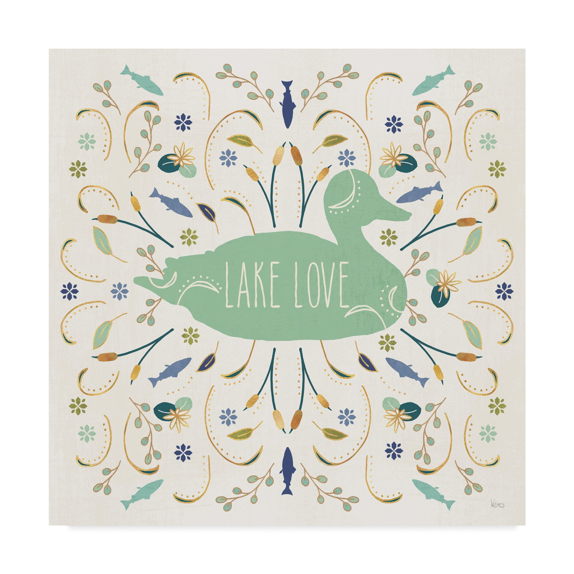 Trademark Fine Art 'Otomi Lake II' Canvas Art by Veronique Charron